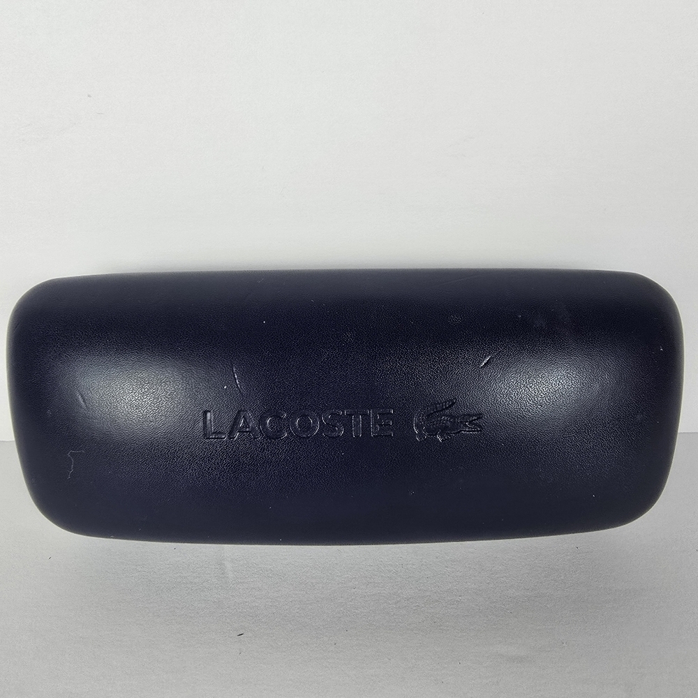 Lacoste Navy Hard Clamshell Eyeglass Sunglass Case Only